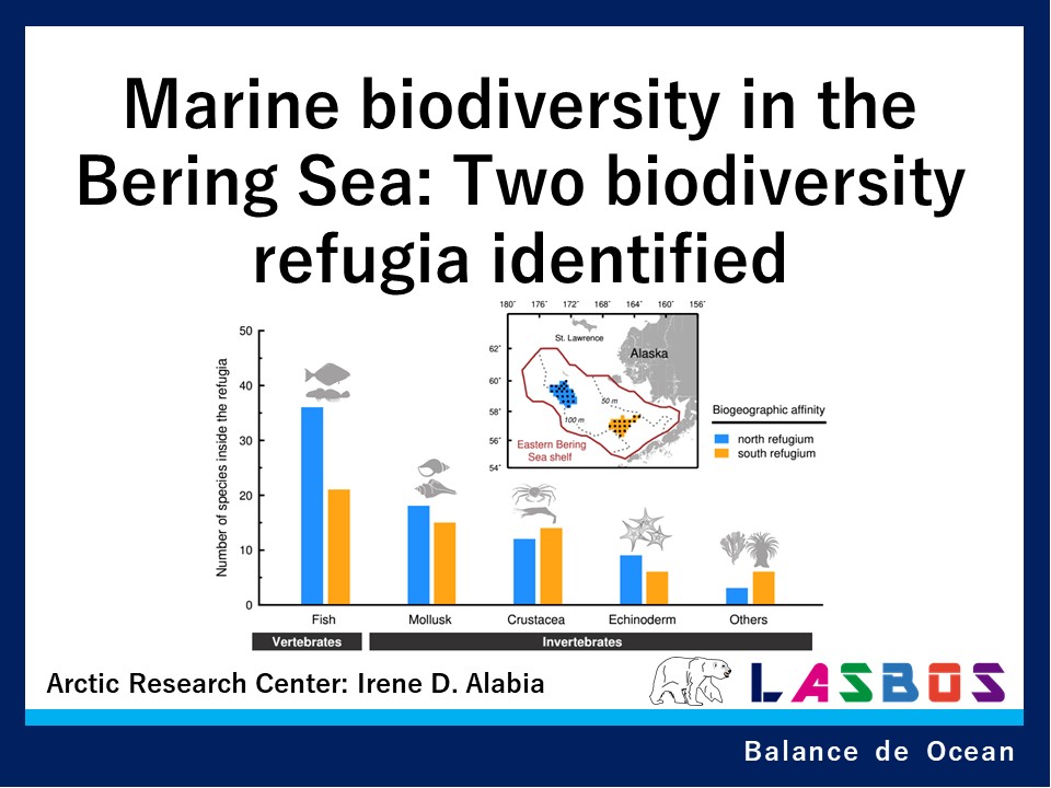 Marine biodiversity in the Bering Sea: Two biodiversity refugia identified  