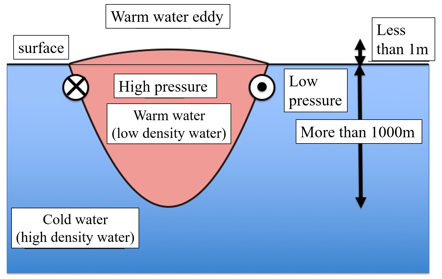 コース Mesoscale eddies anticyclones and cyclones in the ocean LASBOS Moodle