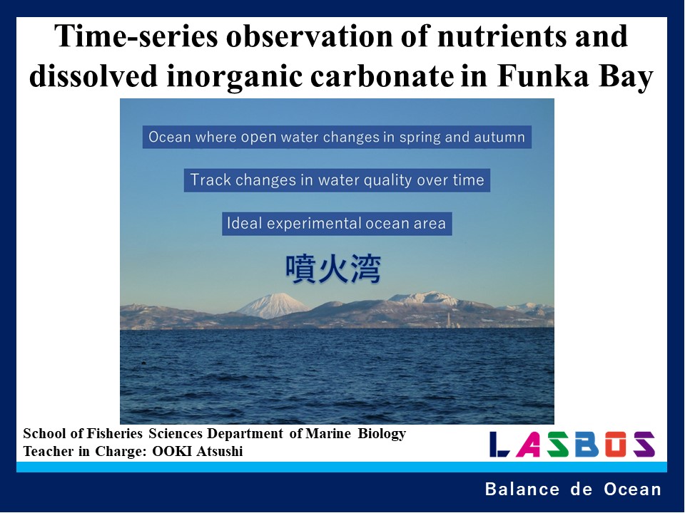 Time-series observation of nutrients and dissolved inorganic carbonate in Funka Bay
  