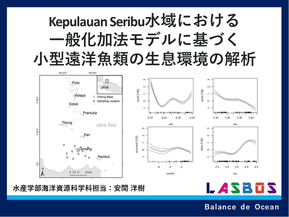 Kepulauan Seribu水域における一般化加法モデルに基づく小型遠洋魚類の生息環境の解析