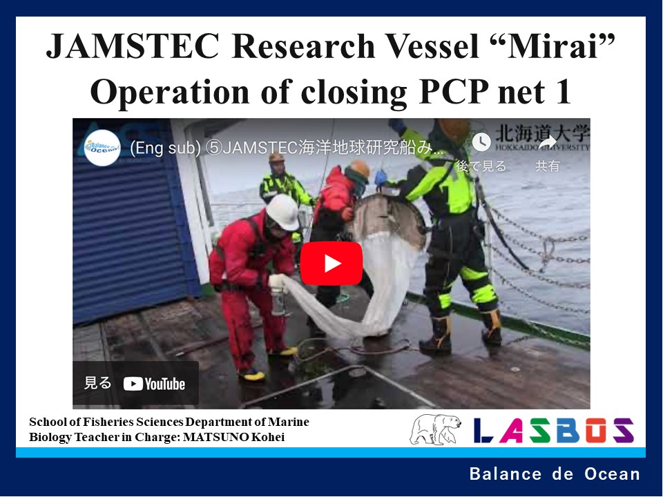 Operation of closing PCP net 1