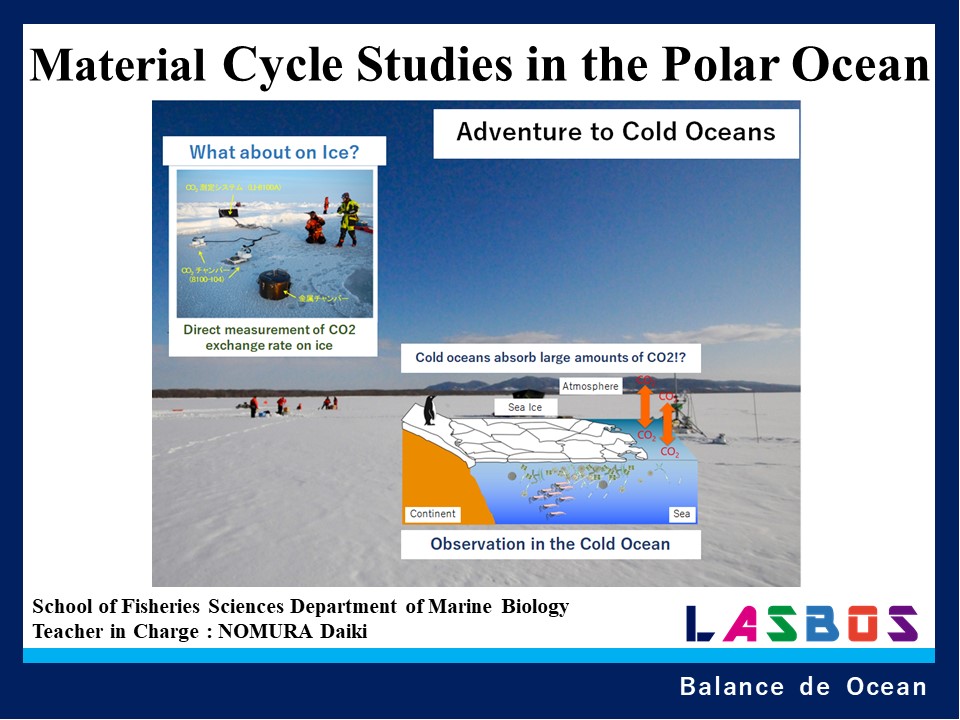 Material Cycle Studies in the Polar Ocean