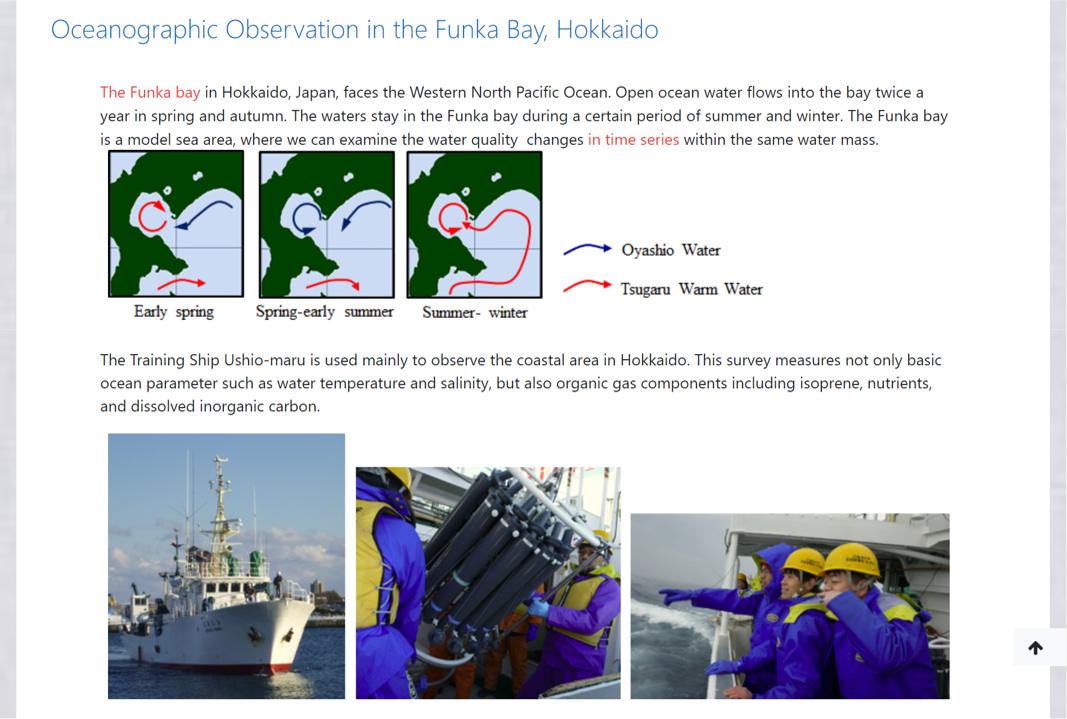 Introduction to research: “Research themes in Marine Science”